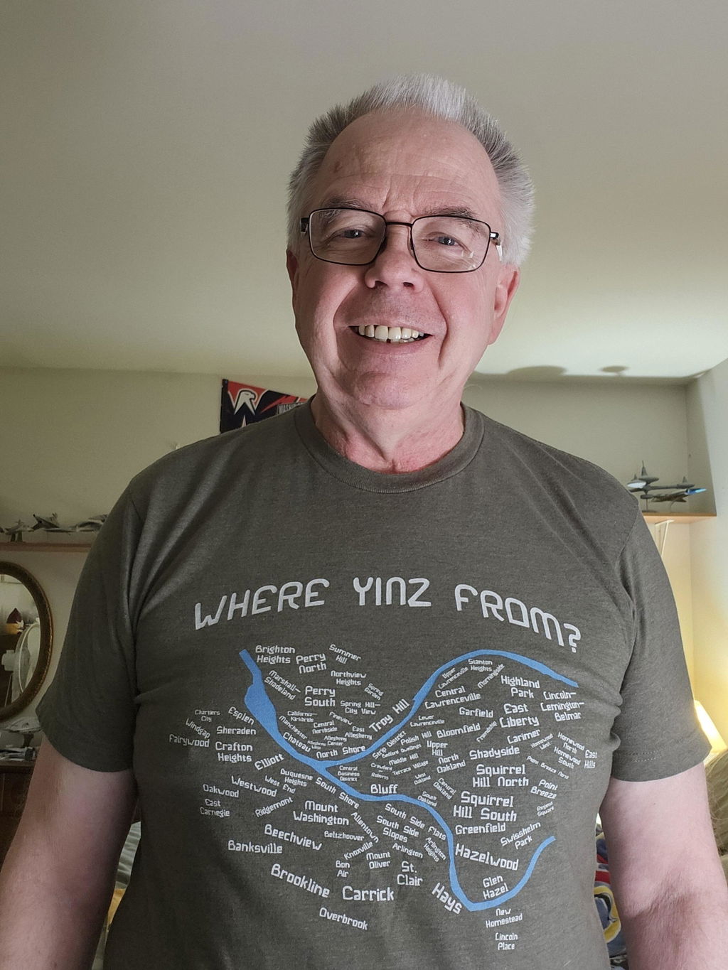 Where Yinz From? (Pittsburgh Neighborhoods)  - T-Shirt
