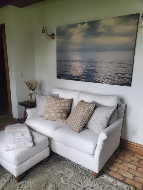 Israeli Holy Land Tiberias Lake — Sea of Galilee — the Kinneret at the Cloudy Sunrise with a bird