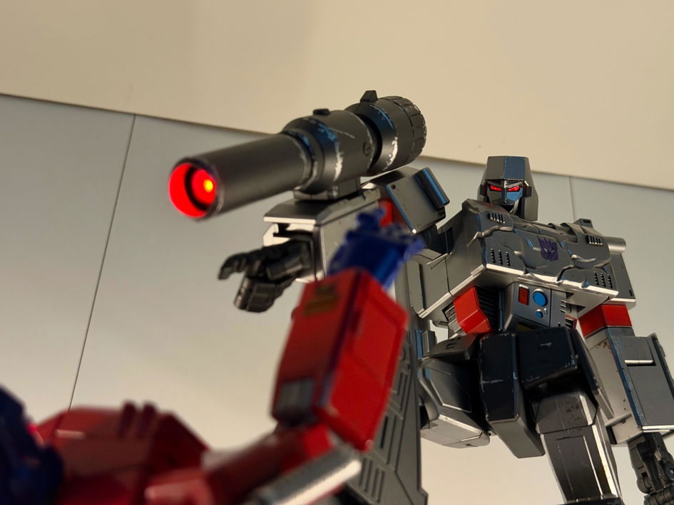 Transformers G1 Megatron Action Figure - Diecast, LED, Weapons