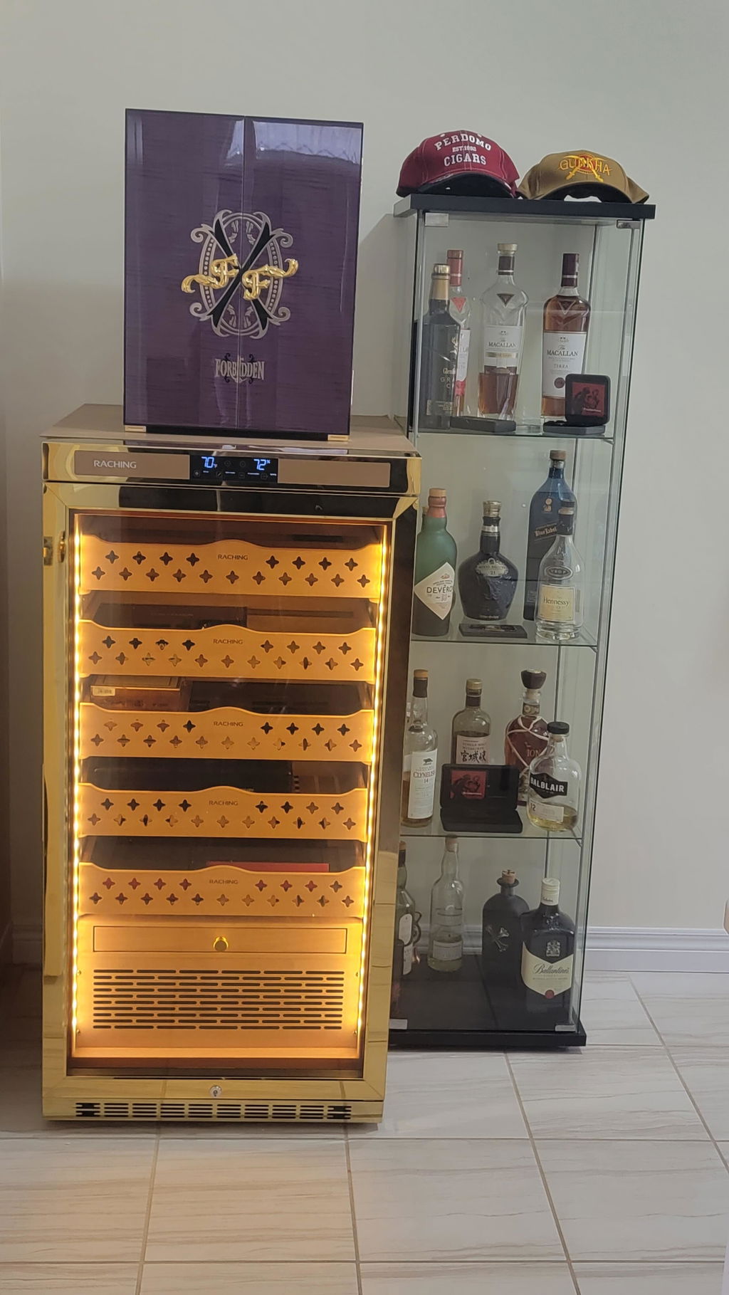 Raching MON1800A Precision Climate Controlled Humidor | 900 Cigars