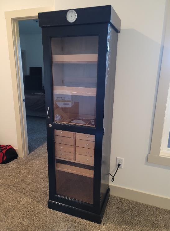 Tower of Power Display Humidor Cabinet with Drawers | 3,000 Cigars