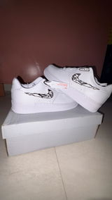 Airforce 1 White Molten Metal