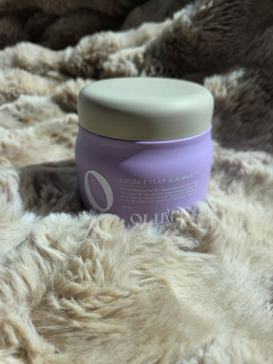 Customer photo - Olière Color E'Clat Acai Hair Mask,…