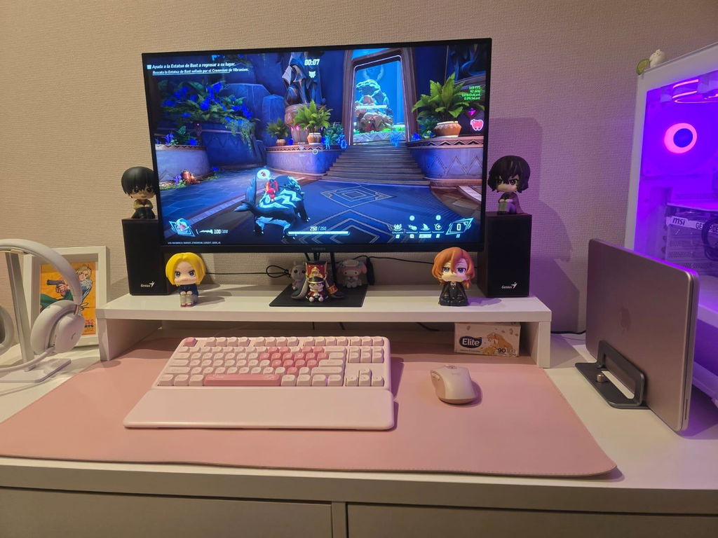 YUNZII B87 Pink QMK/VIA Custom Mechanical Keyboard
