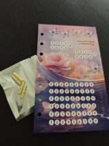 Sparchallenge "Shut the Box", A6 zum abheften, Papier 350g foliert