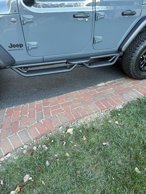 for 2024 Jeep Wrangler Rock Slider Compatible with 2018-2025 Jeep Wrangler JL JLU Unlimited 4 Doors| Yzona