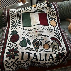 Customer photo of Italy Woven Blanket - Roman Heritage