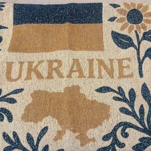 Customer photo of Ukraine Woven Blanket - Folk Bird Art