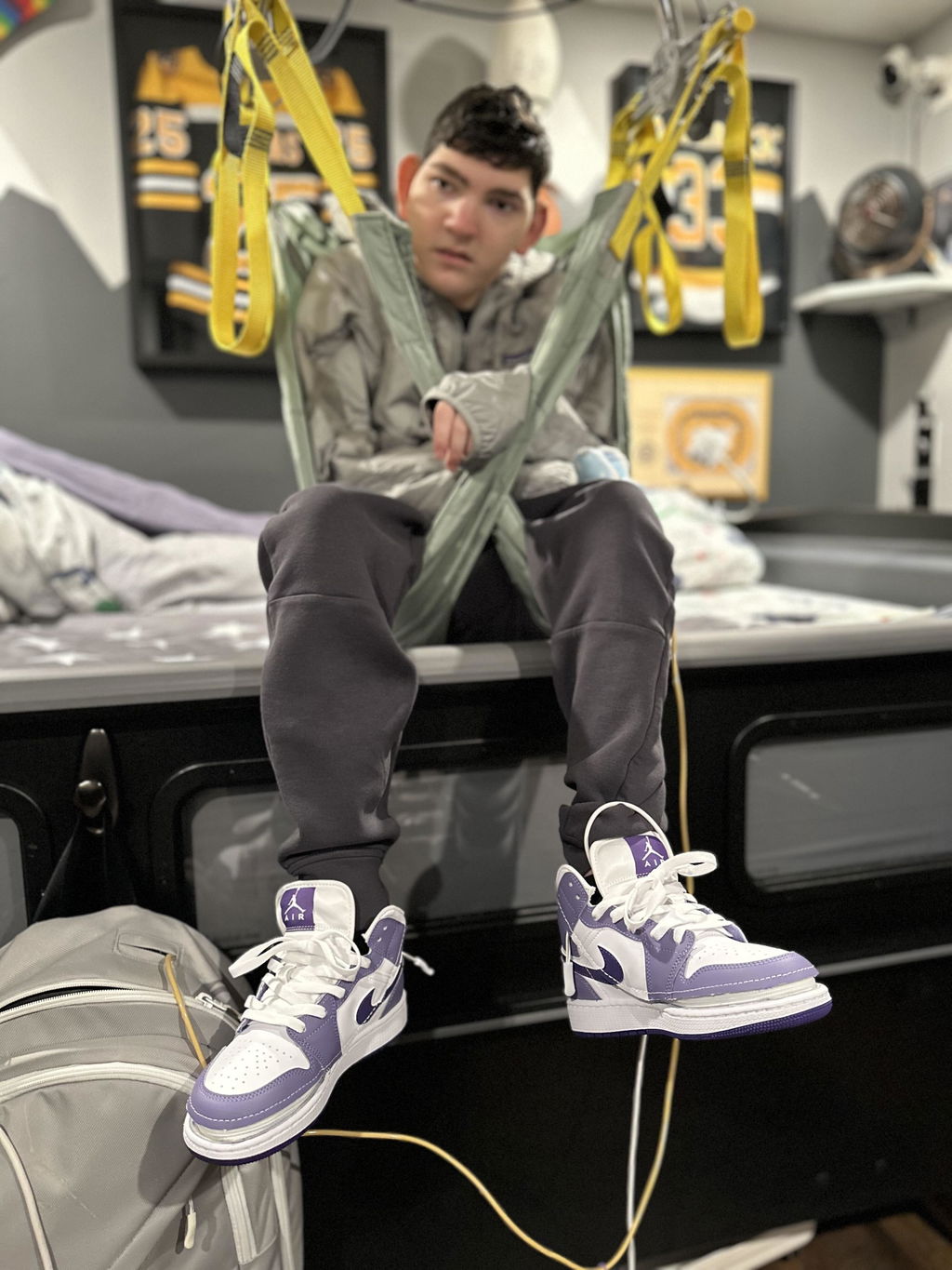 Nike Big Kid Jordan 1 Mid Zipped