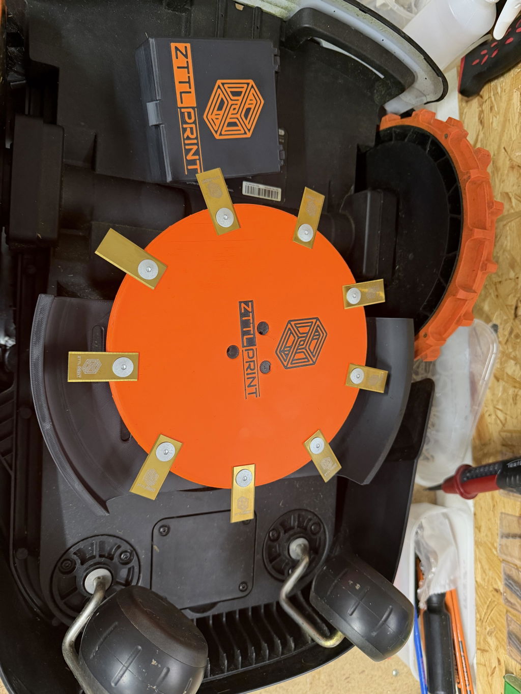 Segway Navimow i-Serie Messerteller EXtension MK4 orange ohne Zubehör