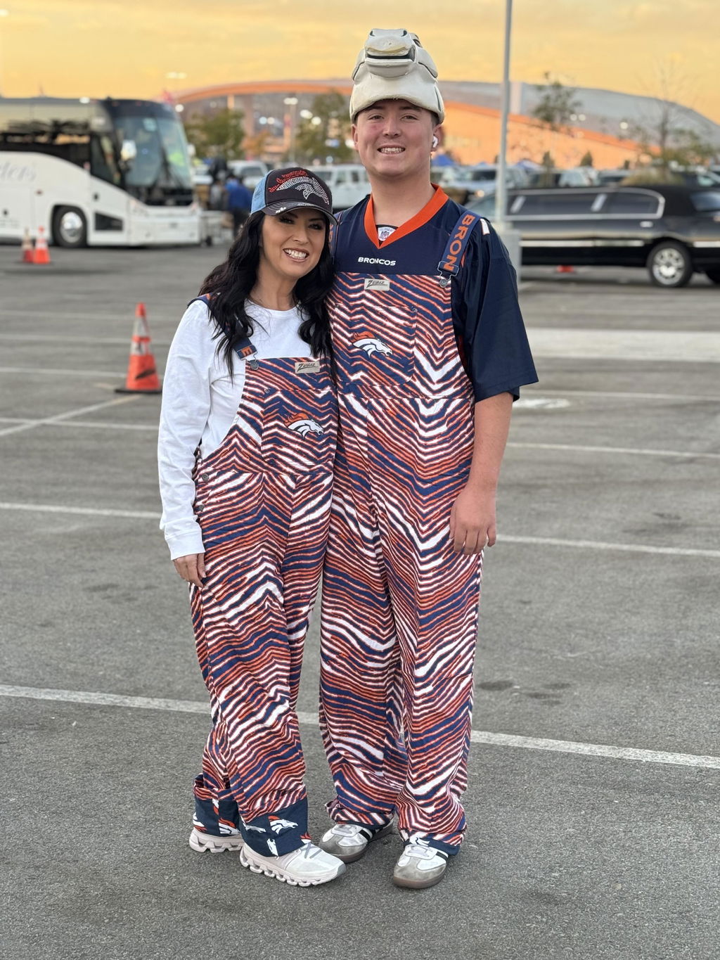 Zubaz NFL Men's Minnesota Vikings Zebra Printed Team Bib Overalls